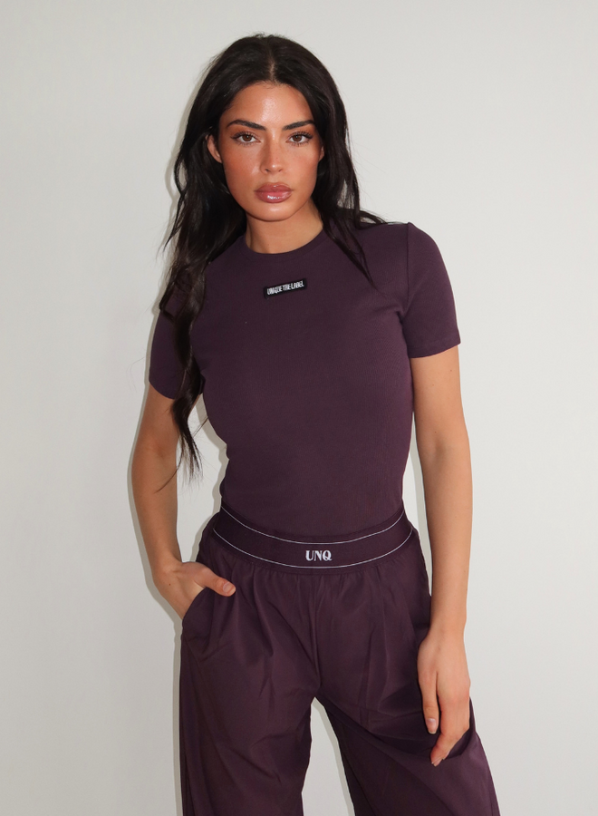 Jill Short Sleeve - Deep Berry