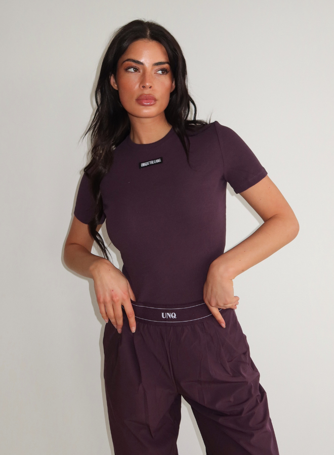 Jill Short Sleeve - Deep Berry