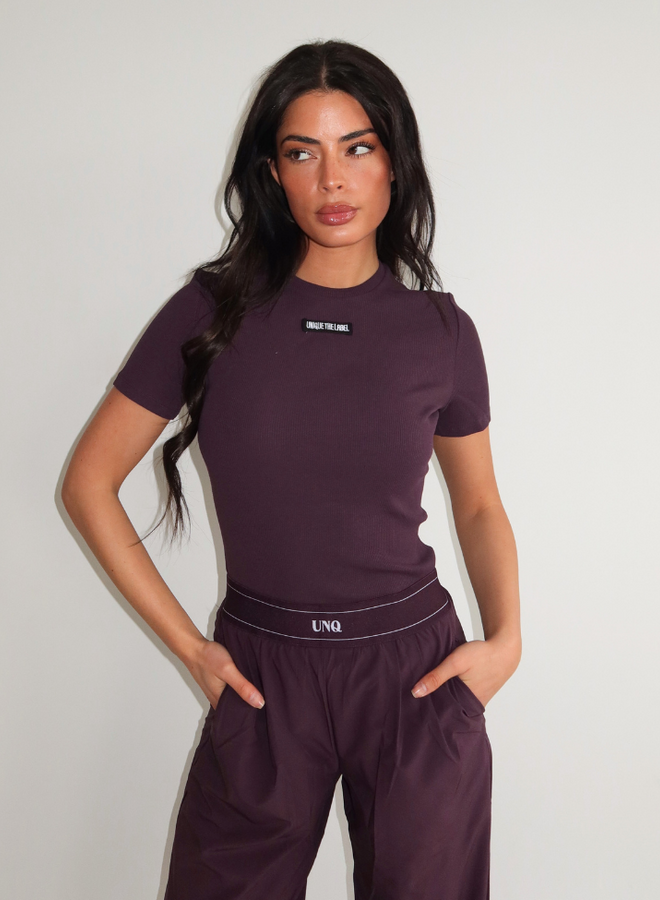 Jill Short Sleeve - Deep Berry