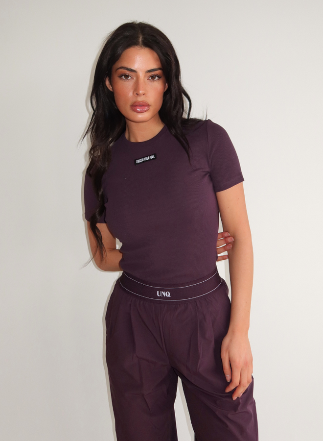 Jill Short Sleeve - Deep Berry