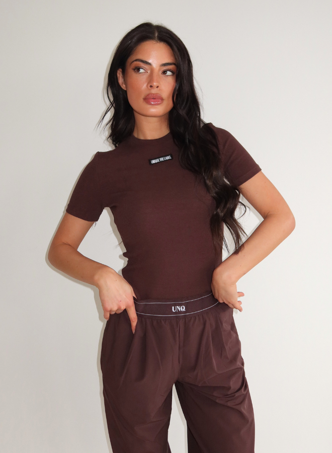 Jill Short Sleeve - Cacao