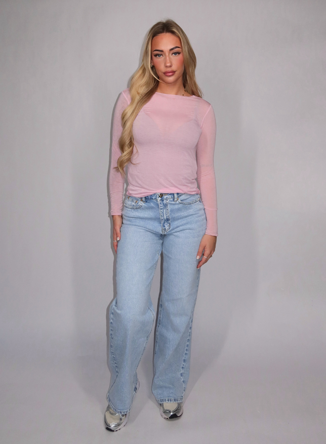 Cashmere Top - Light Pink