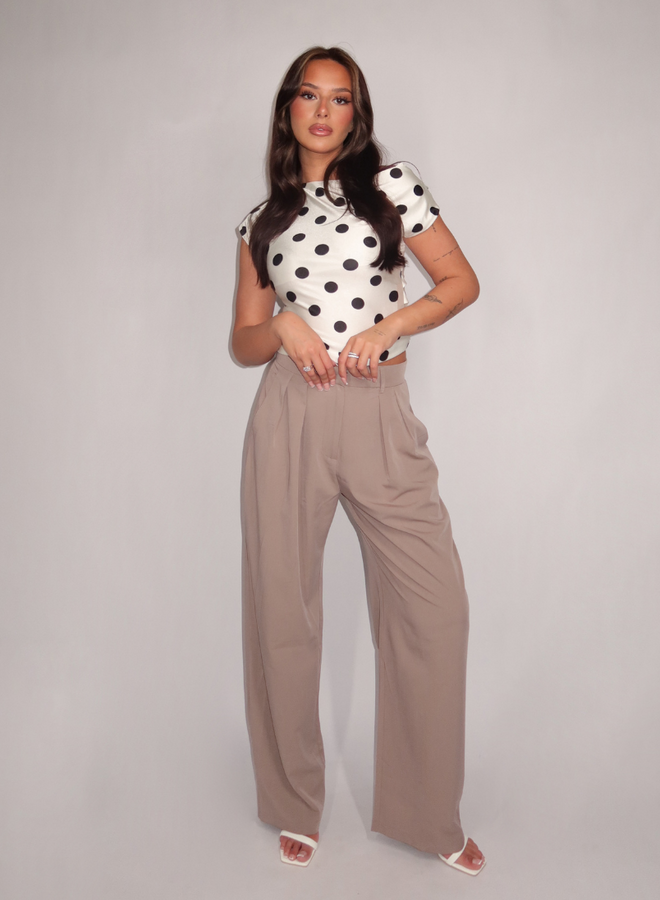 Tess Pants - Taupe