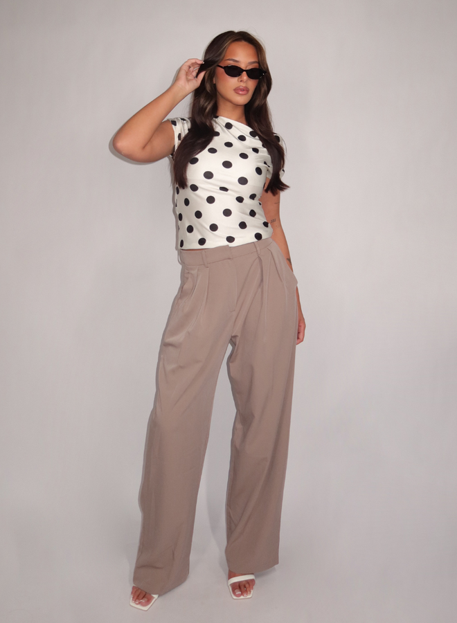 Tess Pants - Taupe