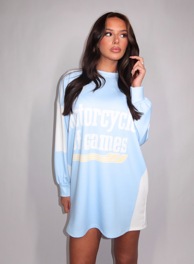 Baseball Dress - Blauw