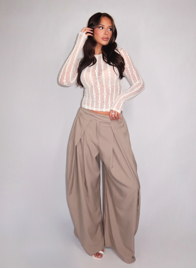 Mabel Pants - Taupe