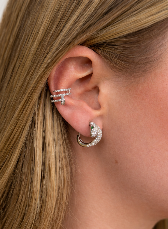 Earcuff Clou - Zilver