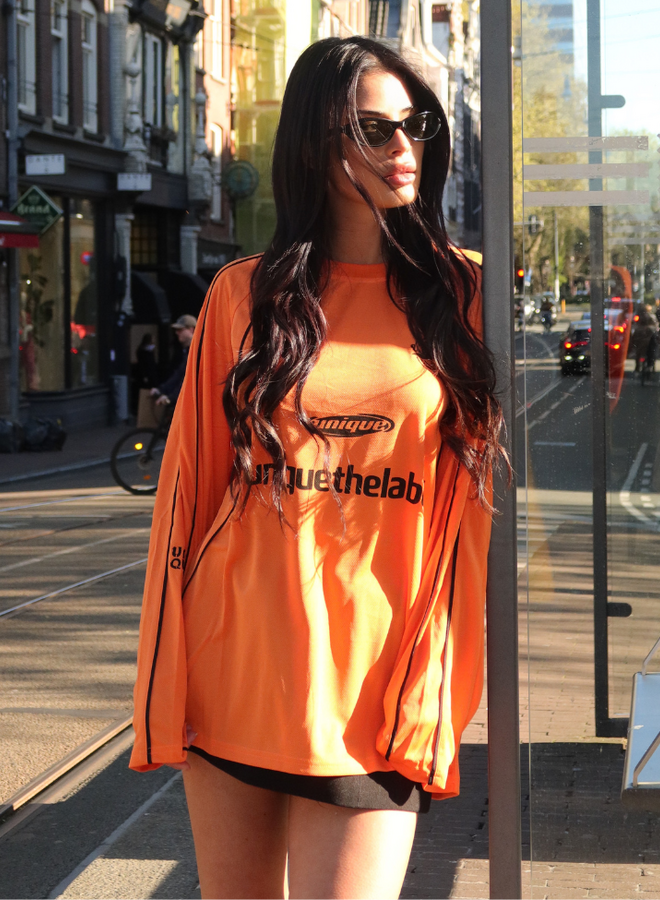 Unique The Label Ama Longsleeve - Orange/Black