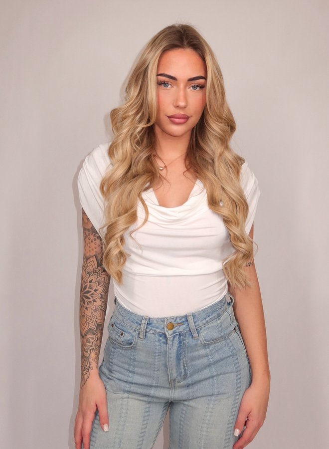 Lea Waterfall Top - Wit