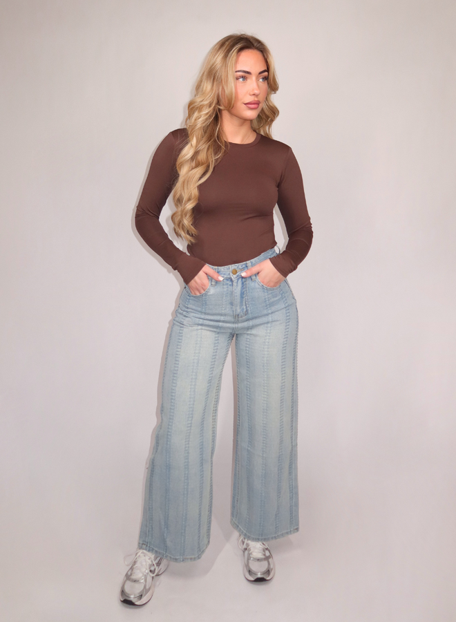 Kim Longsleeve Top - Bruin