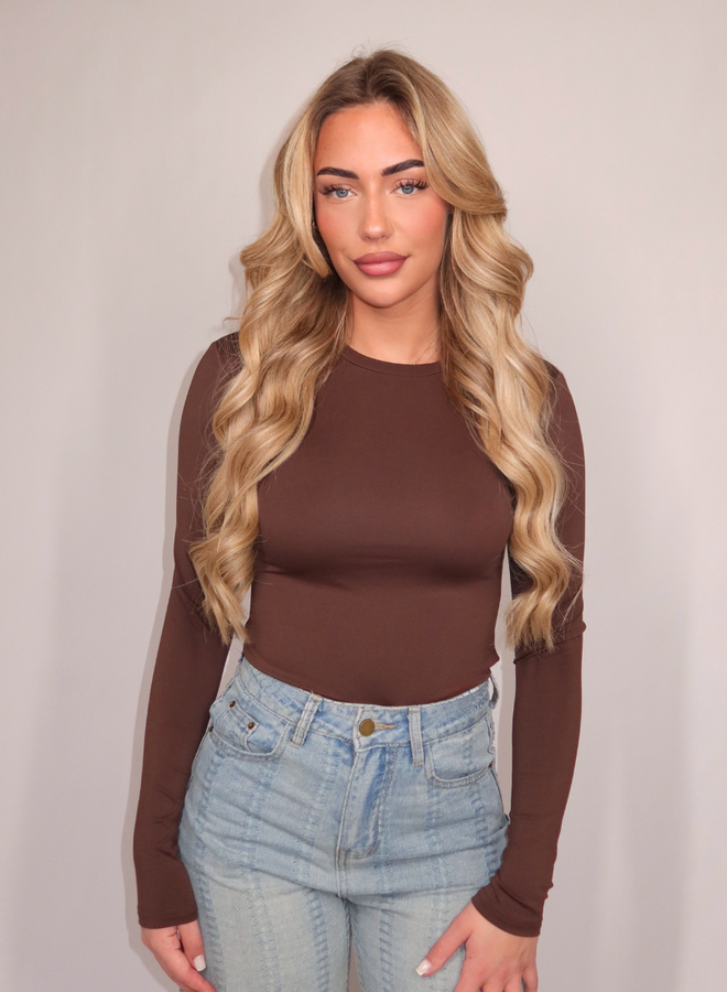 Kim Longsleeve Top - Bruin