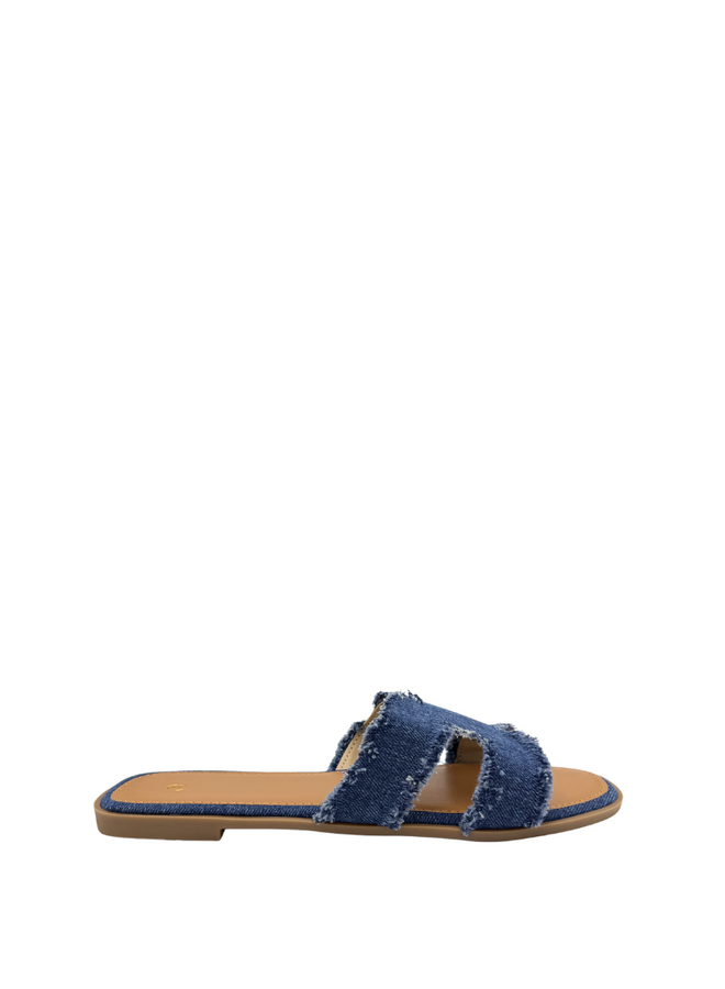 Denim Slides - Dark Denim