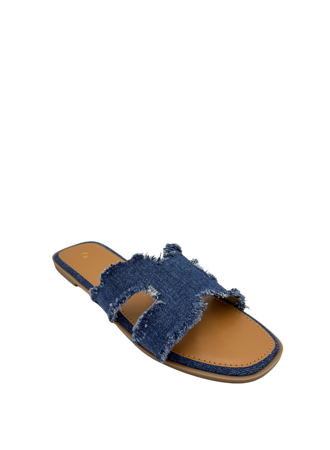Denim Slides - Dark Denim