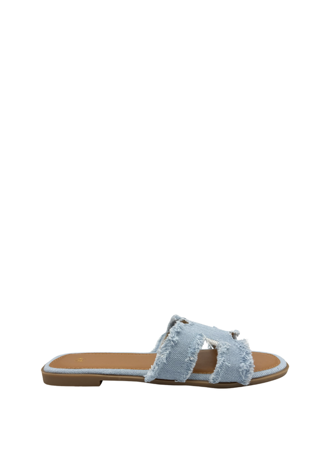 Denim Slides - Light Denim
