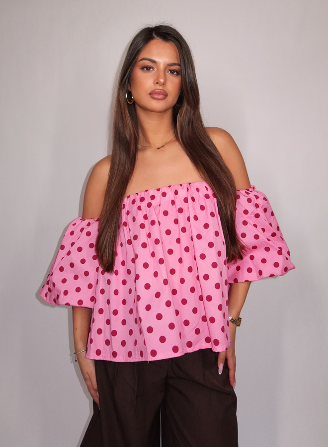 Pleunie Top - Fuchsia