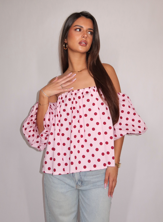 Pleunie Top - Roze