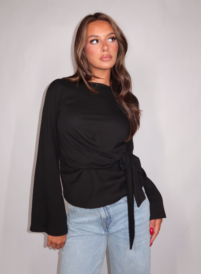 Twist Longsleeve - Zwart