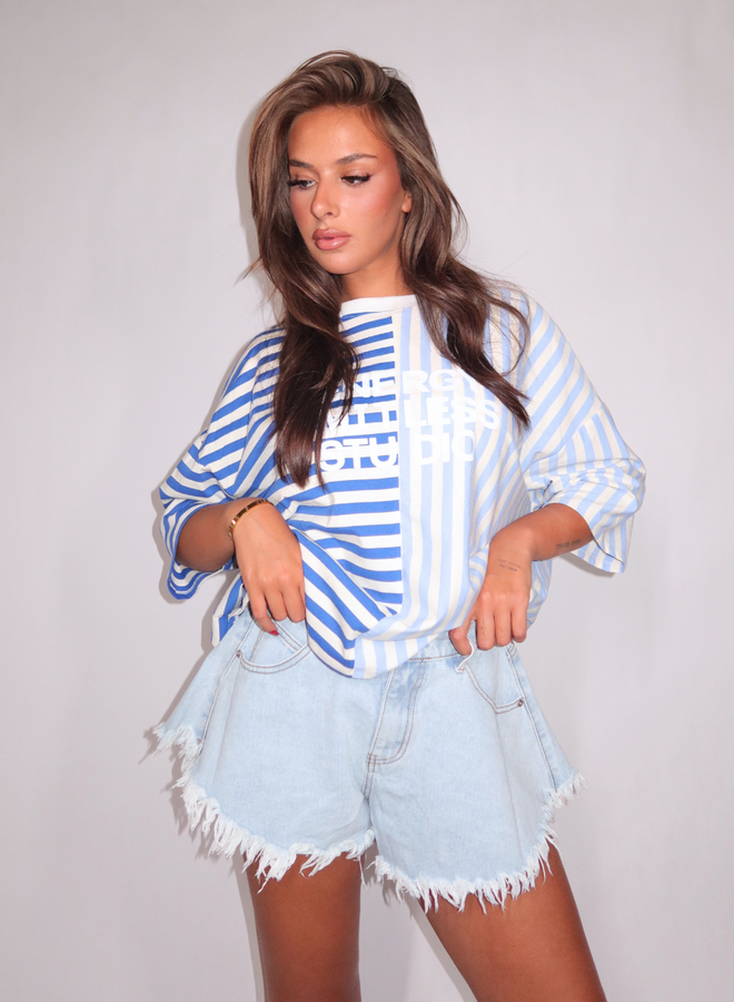 Macie Tee - Blauw