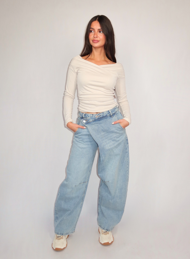 Yvi Balloon Jeans - Denim