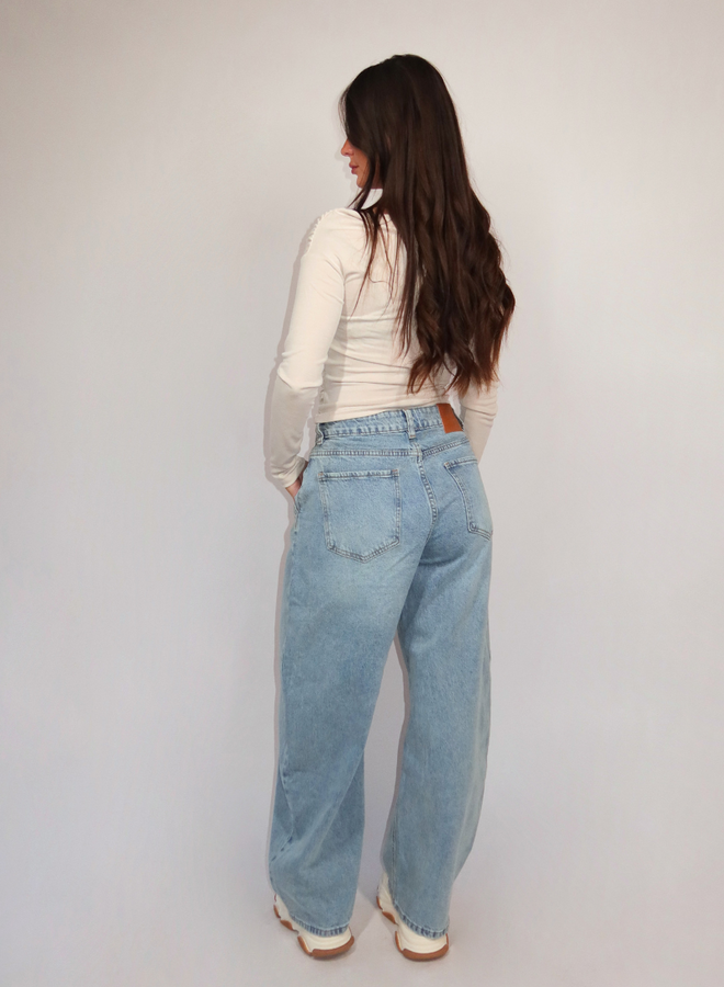 Yvi Balloon Jeans - Denim