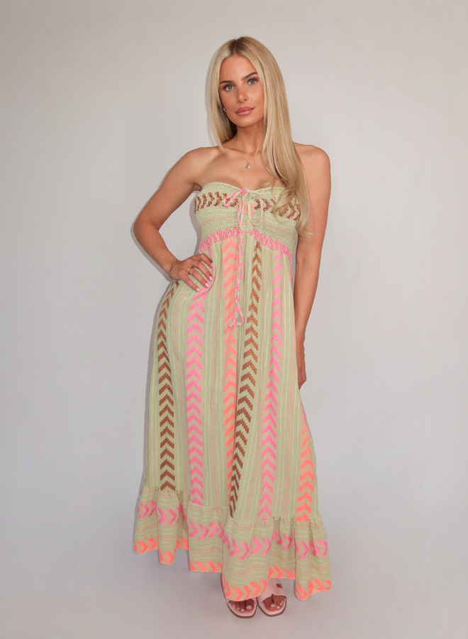 Boho Dress - Sage
