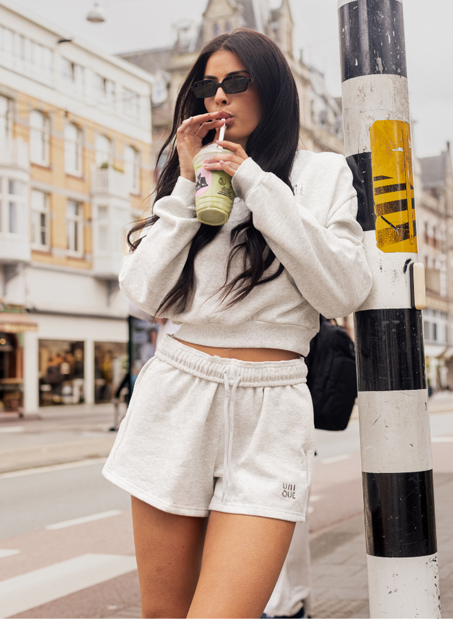 Peggy Shorts - Grey Marl