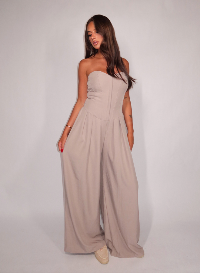 Rosanne Jumpsuit - Taupe
