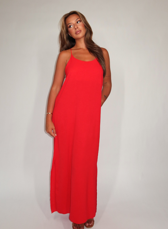 Strappy Dress - Rood