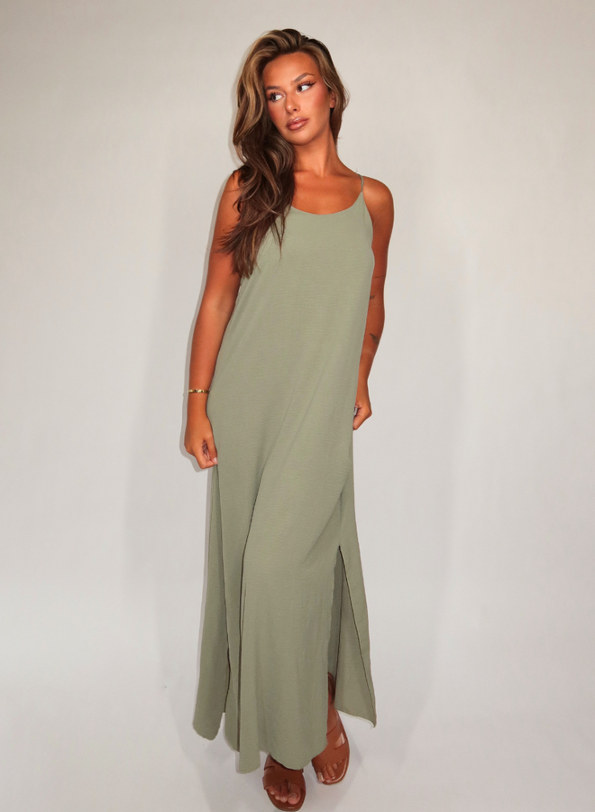 Strappy Dress - Groen
