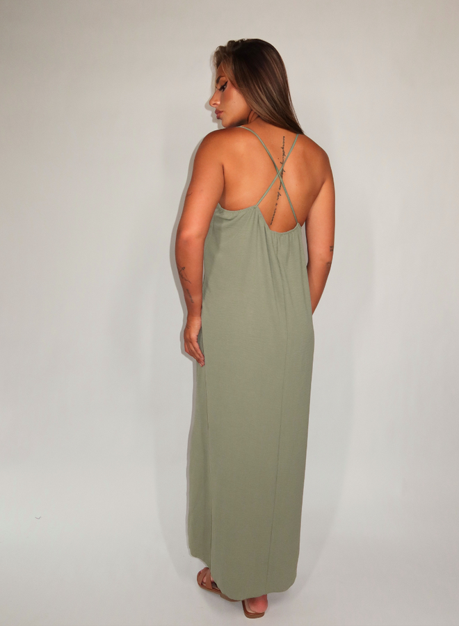 Strappy Dress - Groen