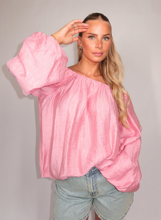 Chloe Blouse  - Roze