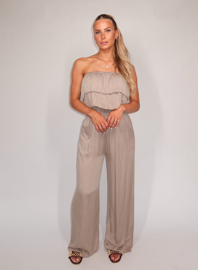 Strapless Jumpsuit - Bruin