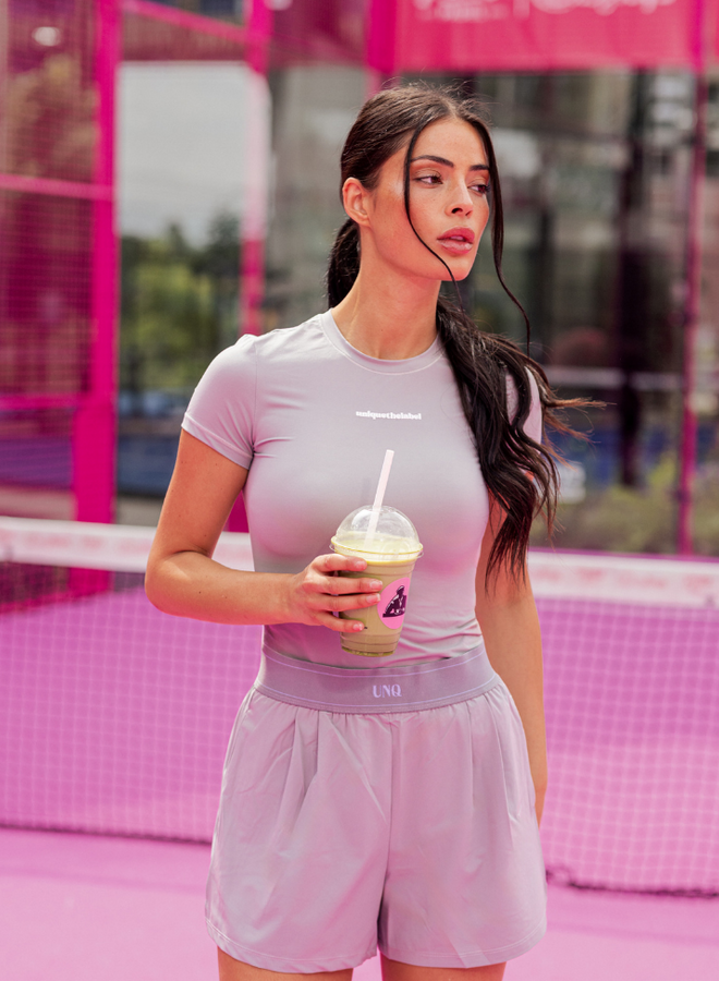 Giselle Short Sleeve - Light Grey