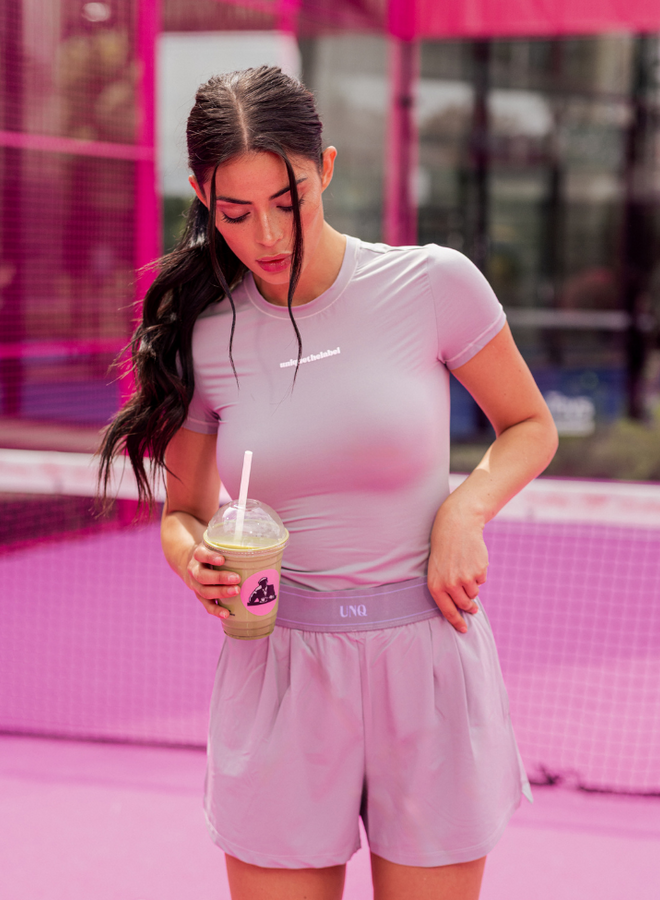 Giselle Short Sleeve - Light Grey
