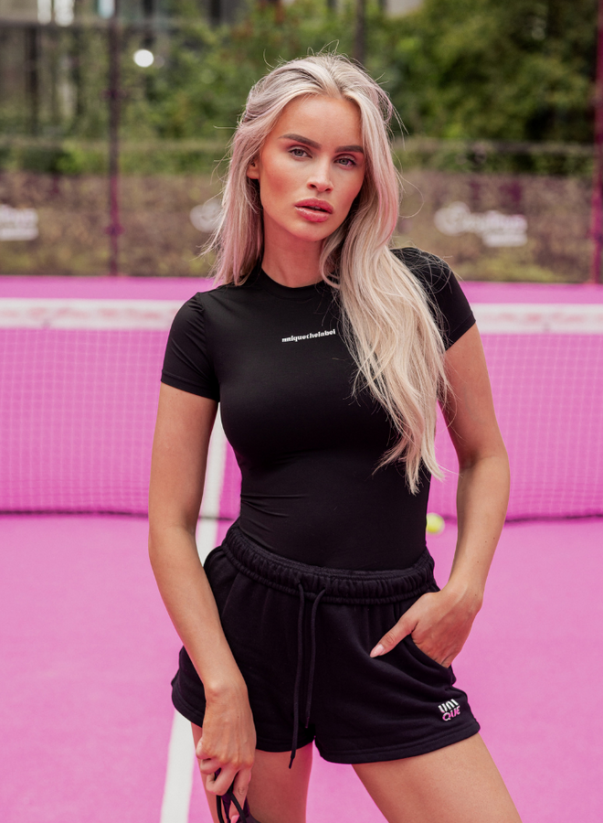 Giselle Short Sleeve - Deep Black