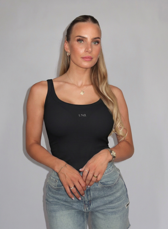 Unique The Label Gill Tank Top - Black
