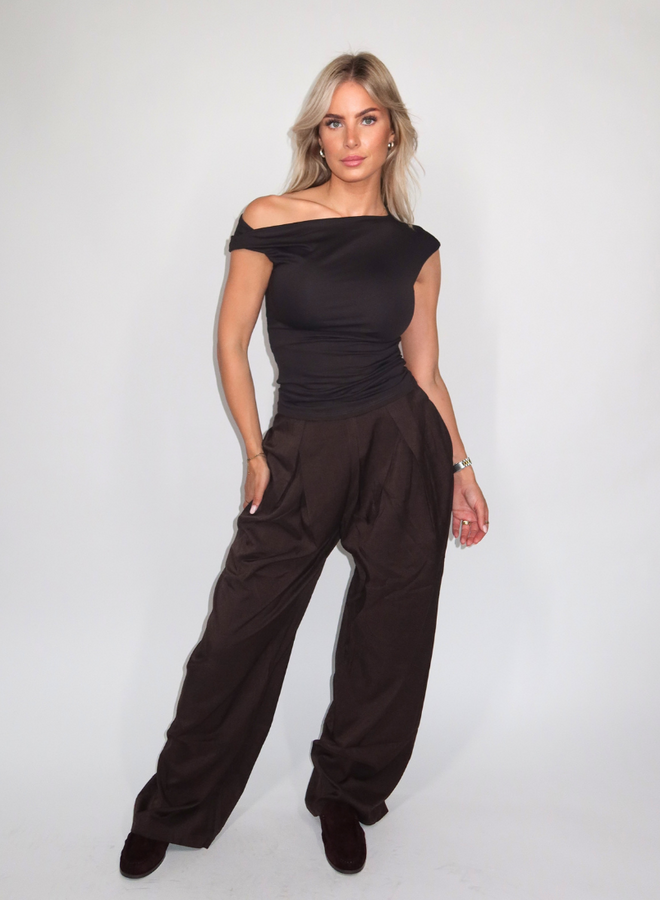Ayla Pantalon - Bruin