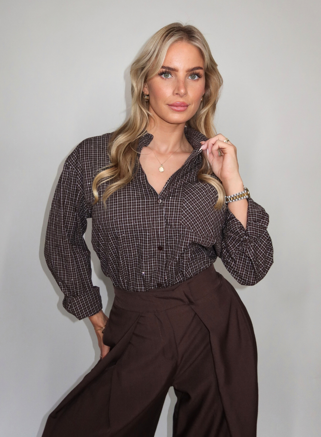 Faye Blouse - Bruin