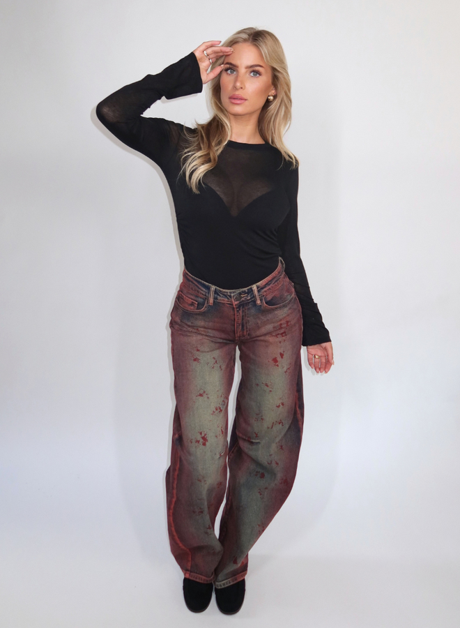 Nora Jeans - Rood
