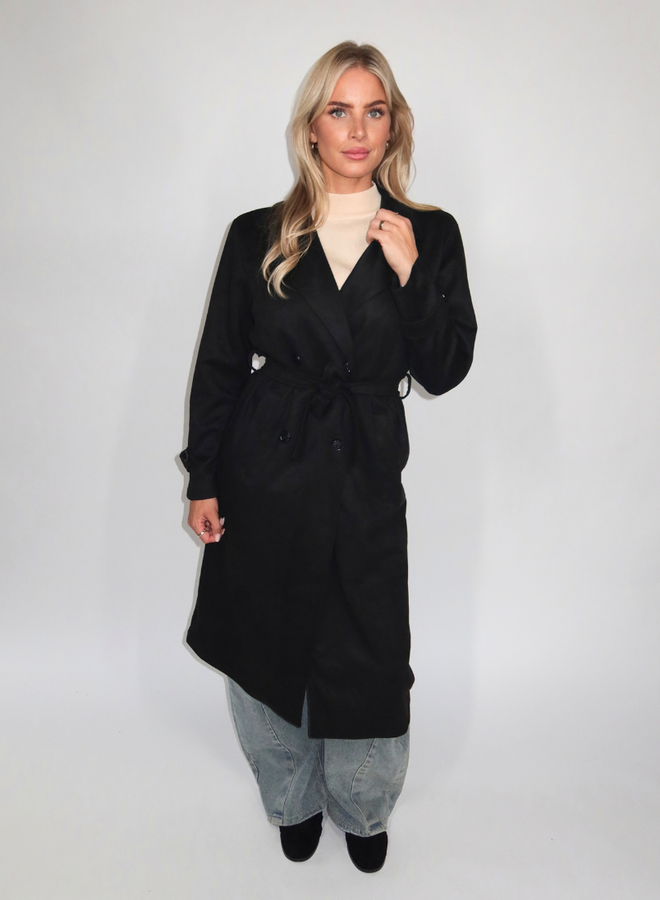 Fae Trenchcoat - Zwart