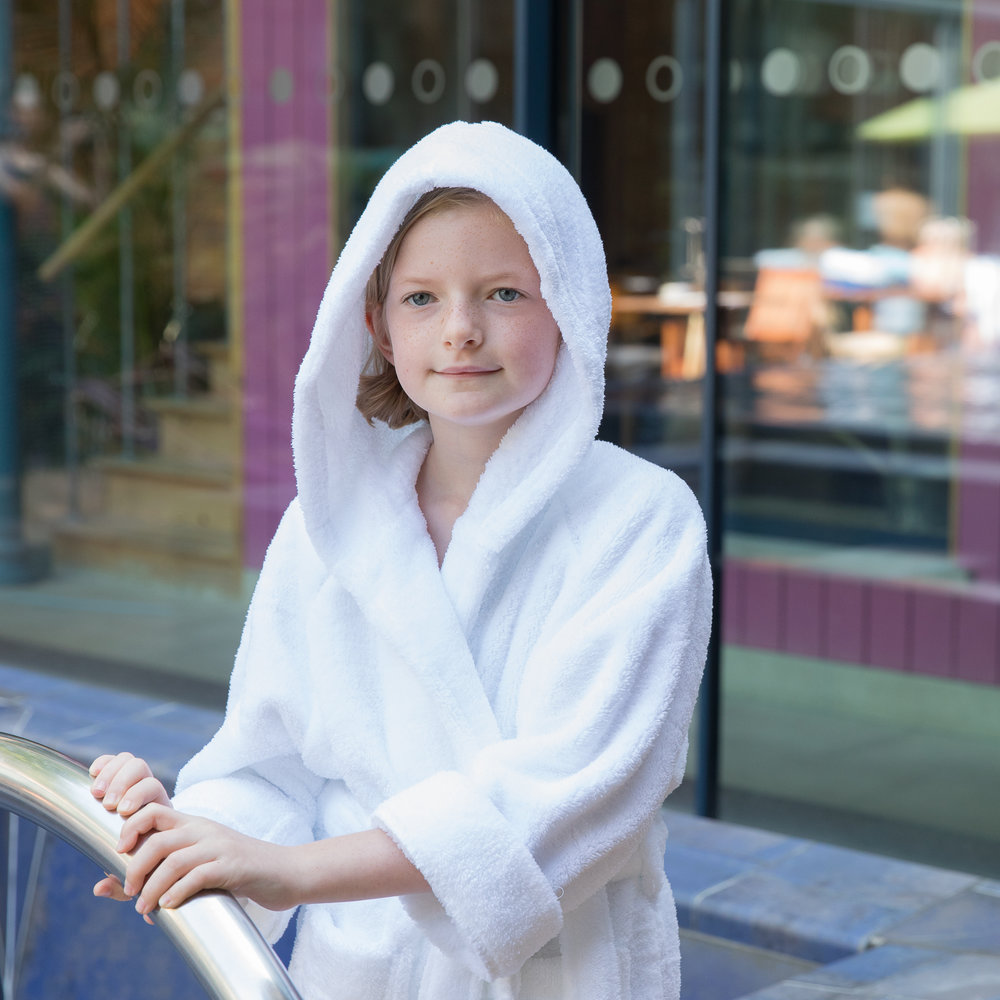 Comfy 400GSM egyptian cotton bathrobe for kids Spatreatments