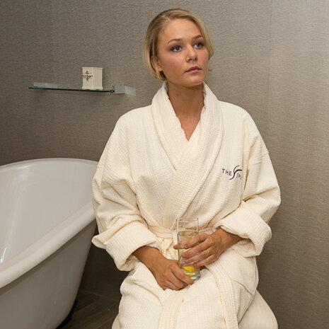 BC Softwear Serene Waffle Bathrobe 400gsm BC Softwear Serene Waffle Bathrobe 400gsm