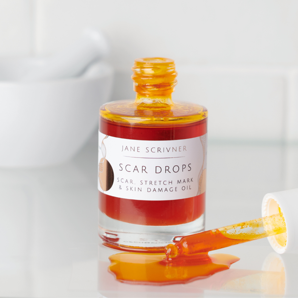 Jane Scrivner SCAR DROPS Olie voor littekens, striae en huidbeschadiging