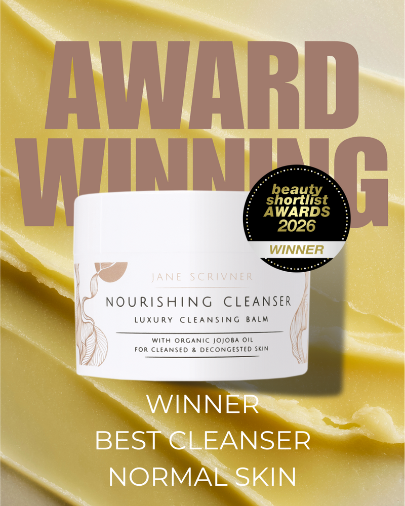 Jane Scrivner nourishing cleanser withoud mitts