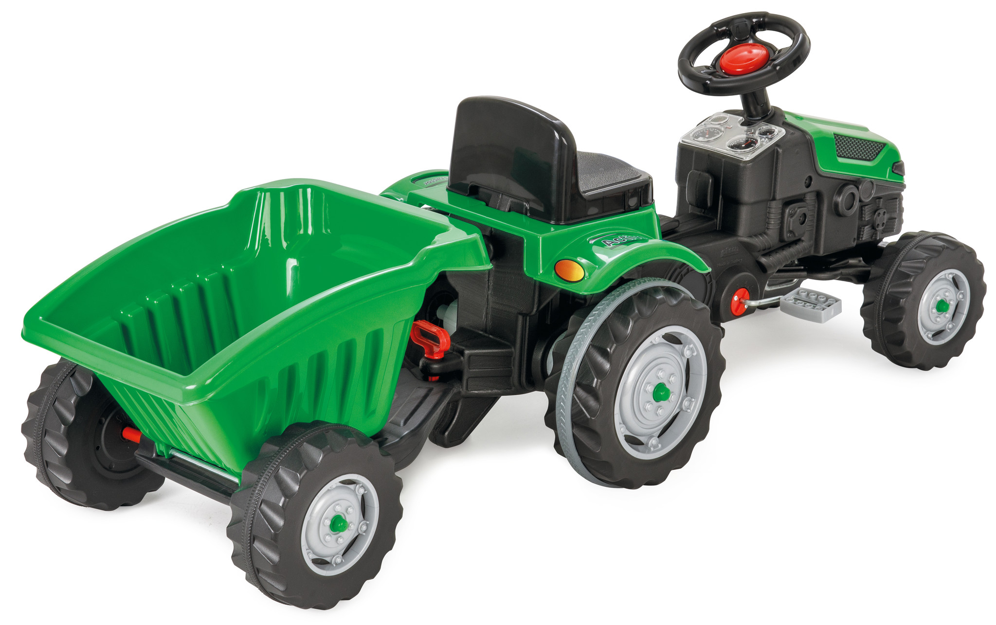 Traptractor met Aanhanger Looptractor Aanhangwagen -