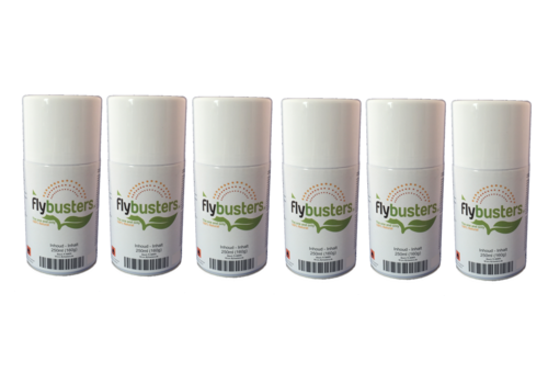 6 navullingen Flybusters spray (250 ml) 