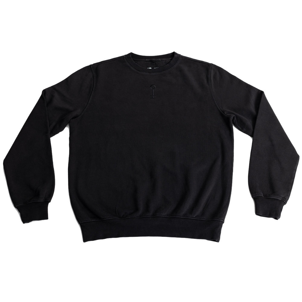ESSENTIALS OUR HOUSE ESSENTIALS TOTEM SWEAT CREW NECK BLACK - Our House