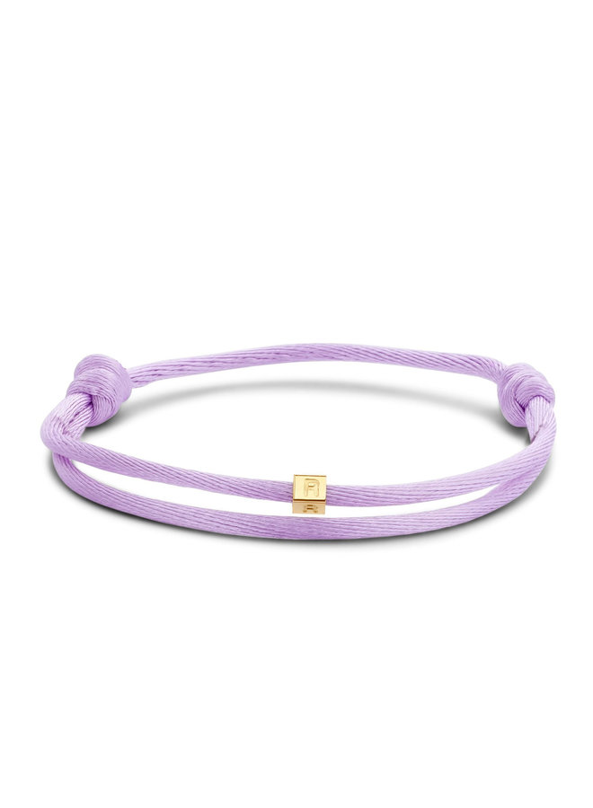 Cube Bracelet 1 Cube met vier verschillende graveringen