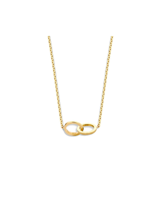Iconic Double Open Circle Necklace