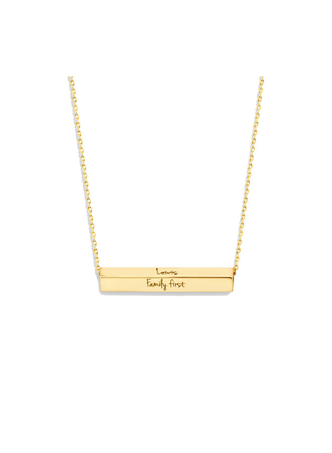 Cube Bar Necklace